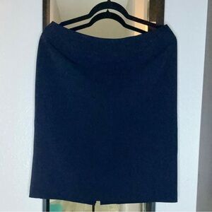 Worthington Works Navy Pencil Skirt